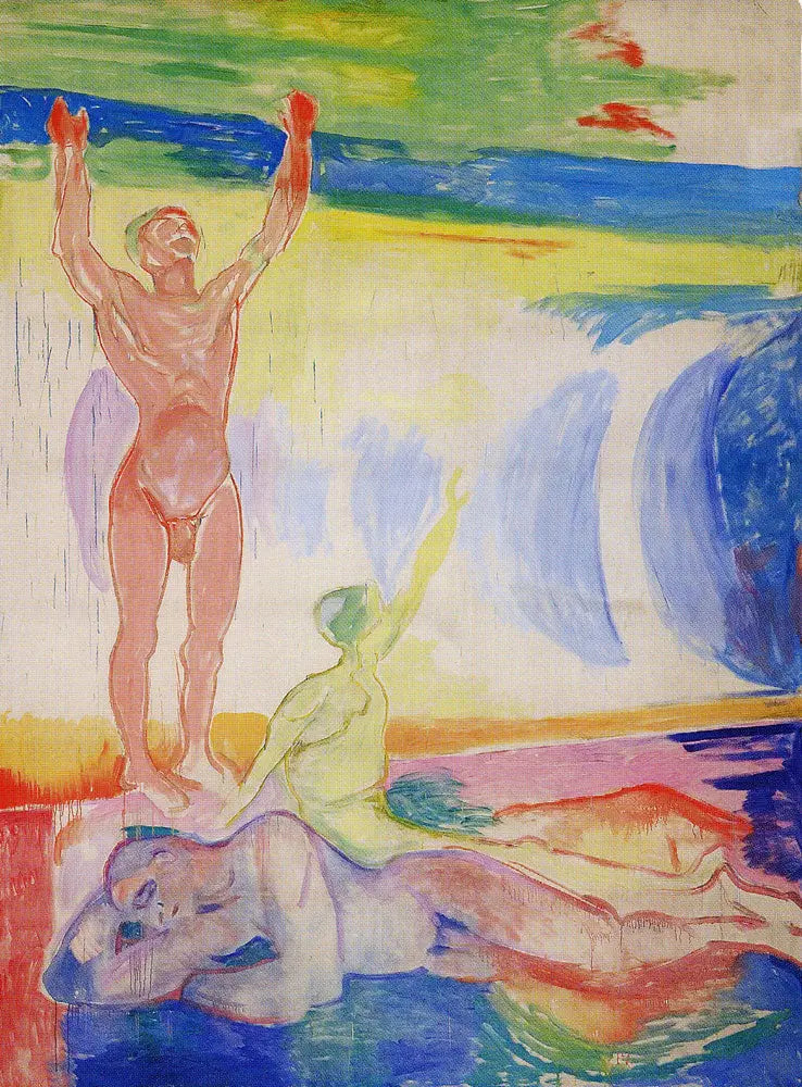 Mężczyźni się budzą - Edvard Munch