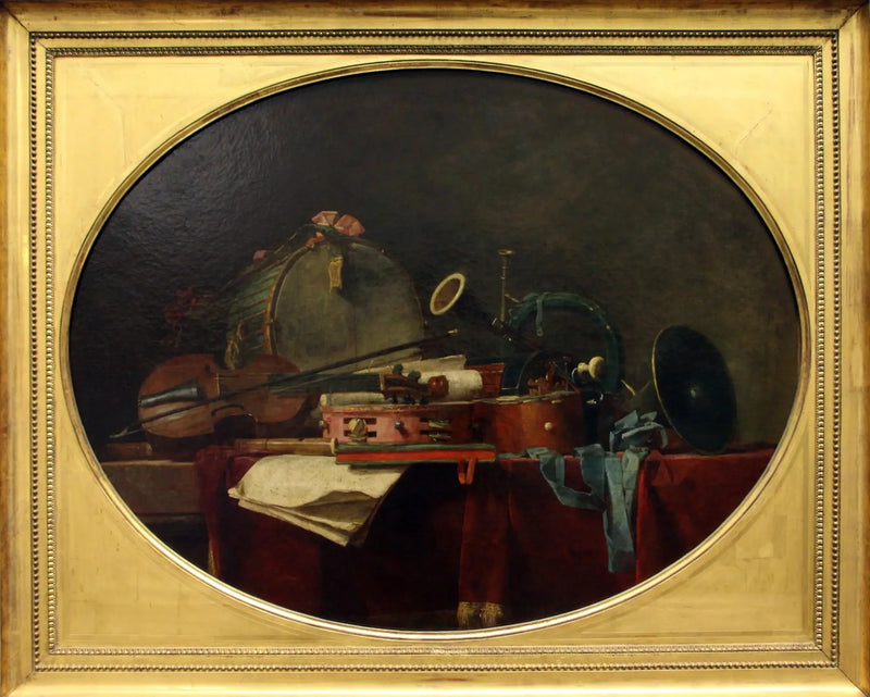 Instrumenty muzyki cywilnej - Jean Simeón Chardin