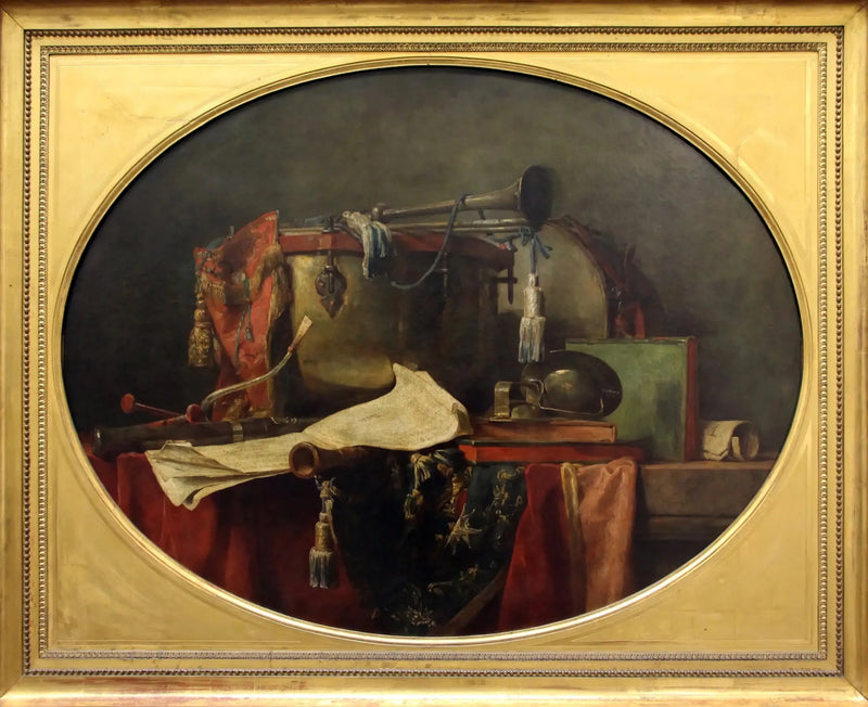 Instrumenty muzyki wojskowej - Jean Simeón Chardin