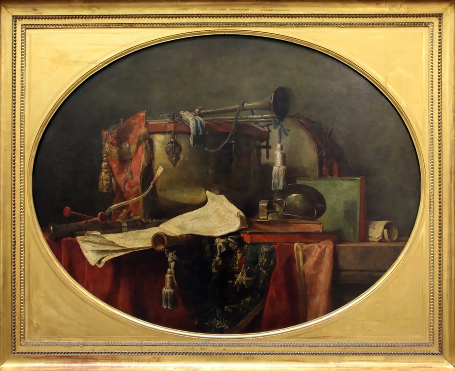 Instrumenty muzyki wojskowej - Jean Simeón Chardin