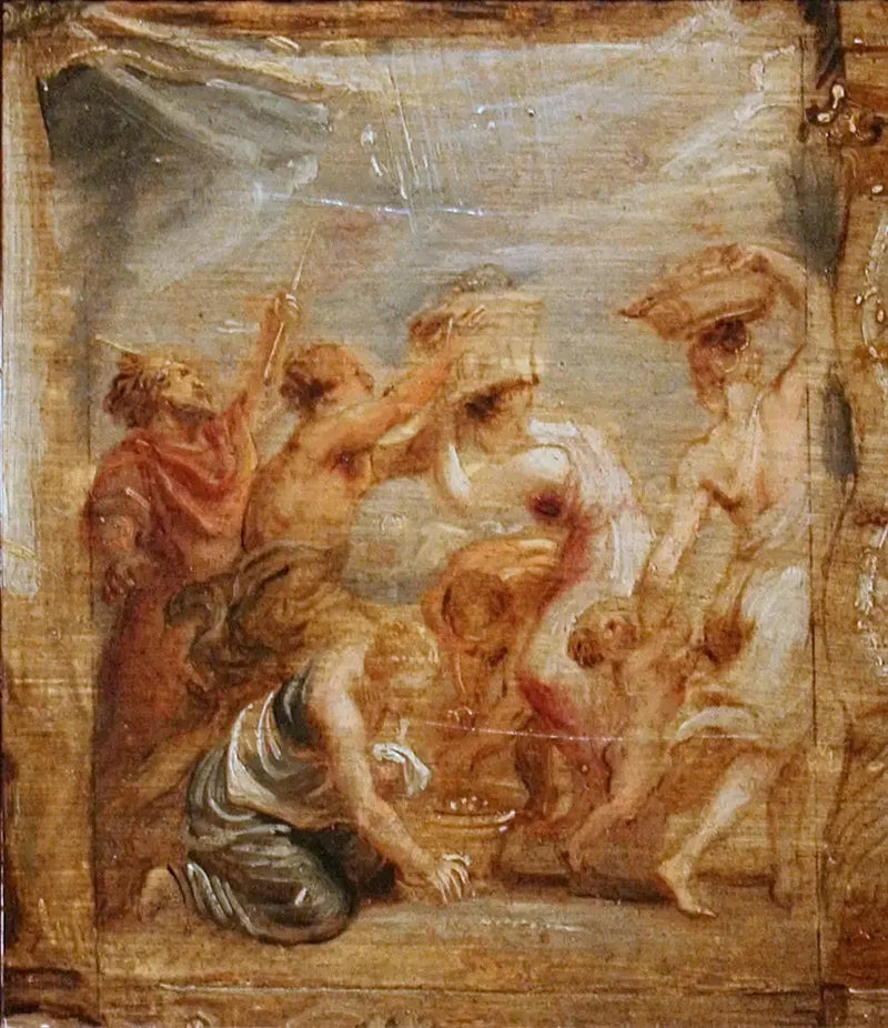 Izraelici zbierający mannę - Peter Paul Rubens