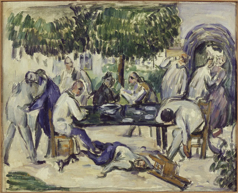 Pijacy - Paul Cézanne