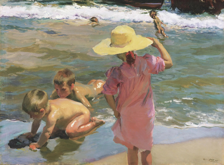 Młode płazy - Joaquín Sorolla