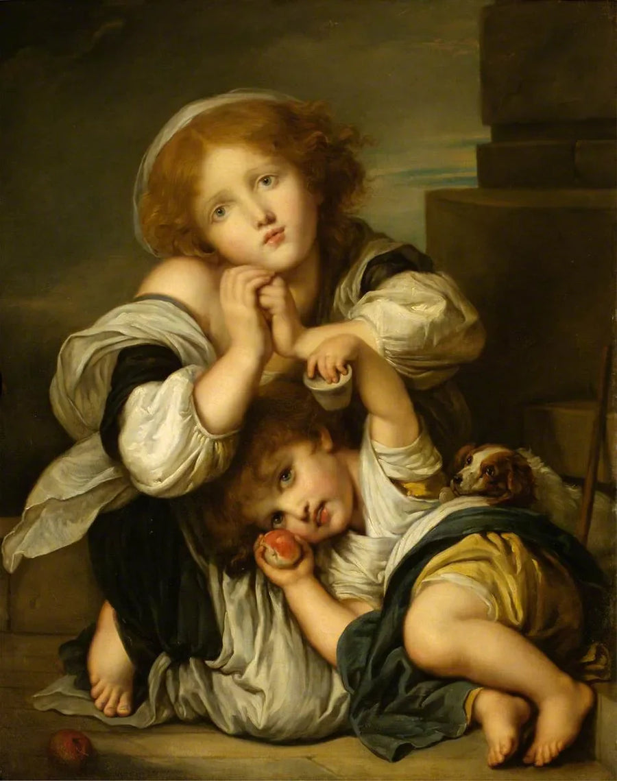 Młodzi żebracy - Jean-Baptiste Greuze