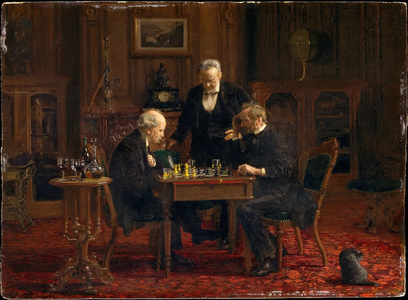 Szachiści - Thomas Eakins