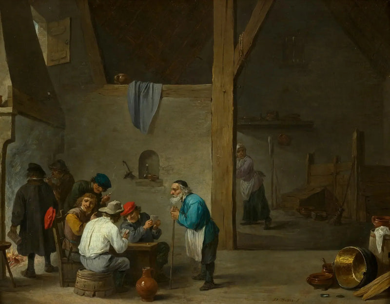 Gracze w karty - David Teniers Młodszy