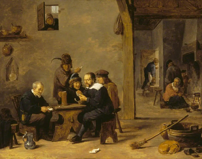 Gracze w karty - David Teniers Młodszy
