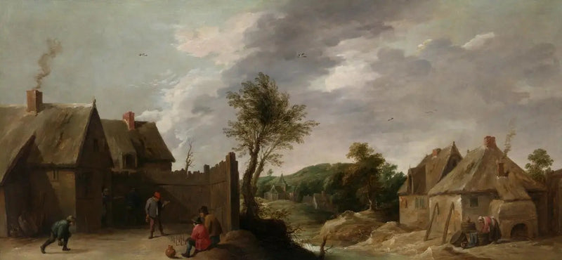 Gracze w kręgle - David Teniers Młodszy