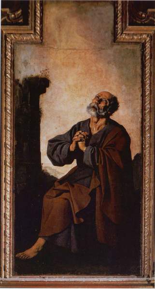 Łzy świętego Piotra - Francisco de Zurbarán