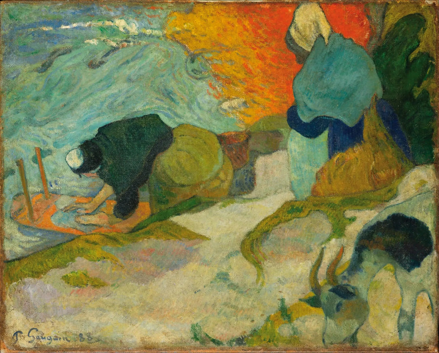 Pralki w Arles - Paul Gauguin