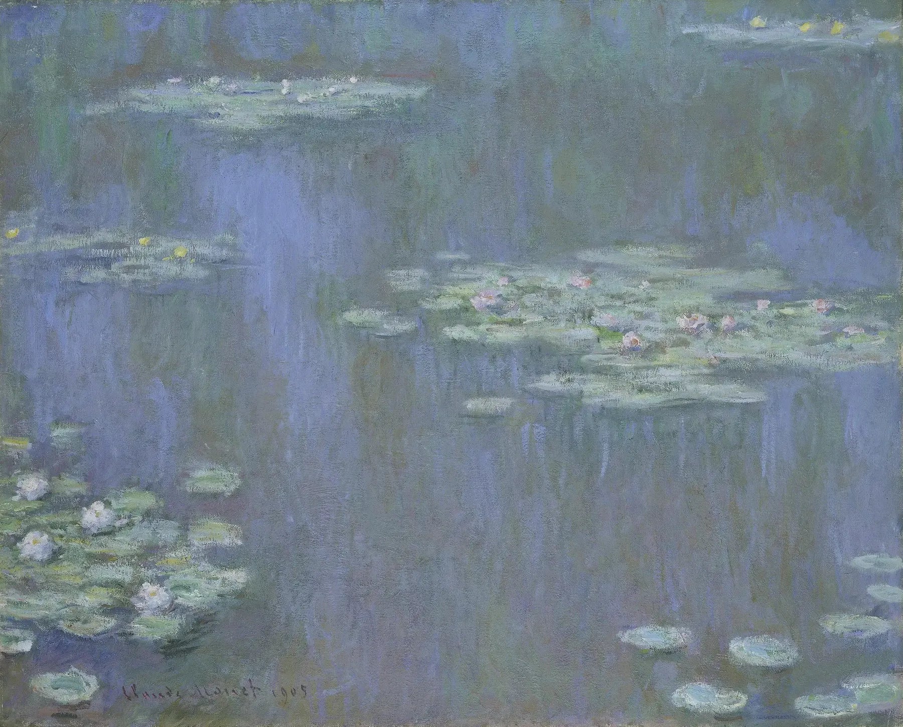 Les lilyes - Claude Monet image 1 tableau peint à l’huile sur toile