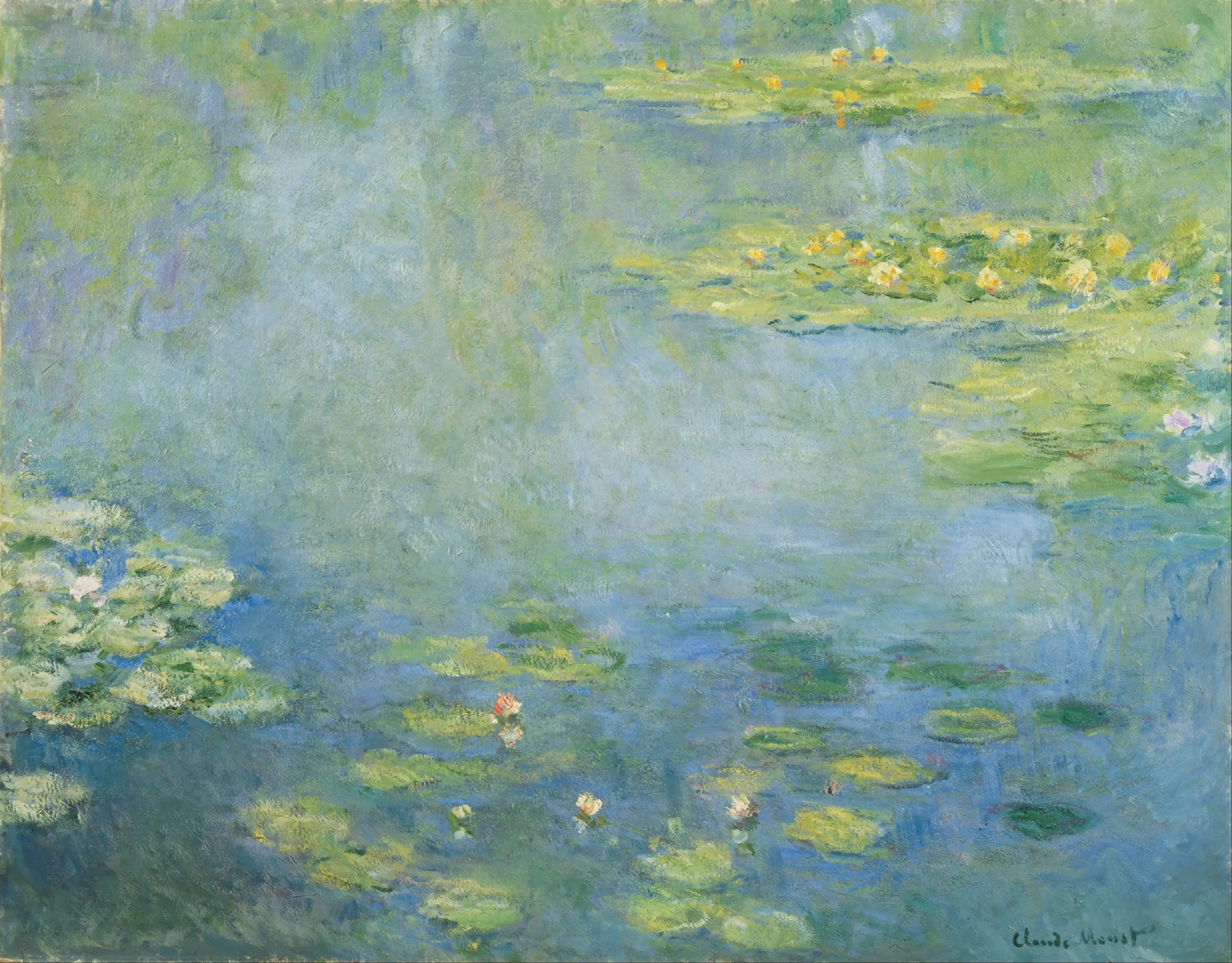 Reproduction du tableau « Les lilyes - Claude Monet » par Alpha Reproduction en peinture à l’huile