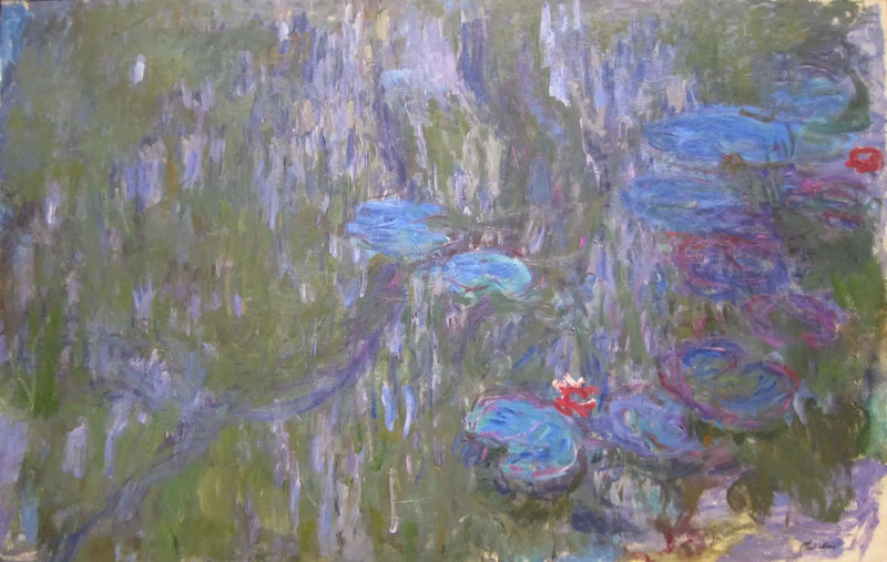Lilie wodne, odbicia wierzby płaczącej - Claude Monet