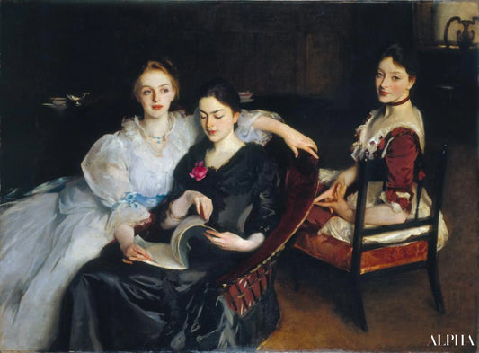 Les Mademoiselles Vickers - John Singer Sargent - Reproductions de tableaux et peintures haut de gamme