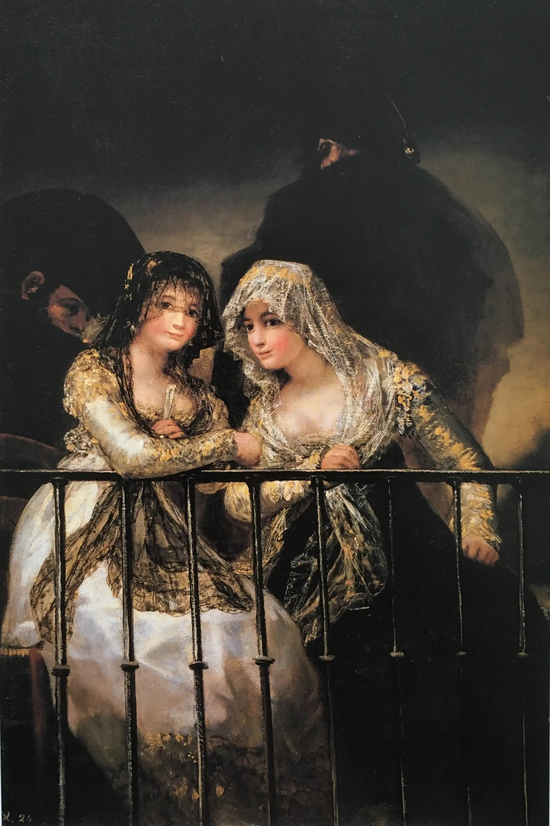 Maje na balkonie - Francisco de Goya