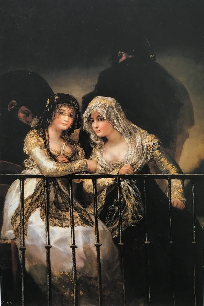 Maje na balkonie - Francisco de Goya