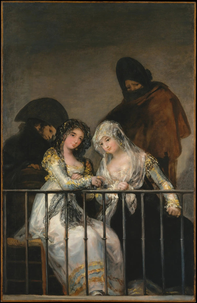Maja na balkonie - Francisco de Goya