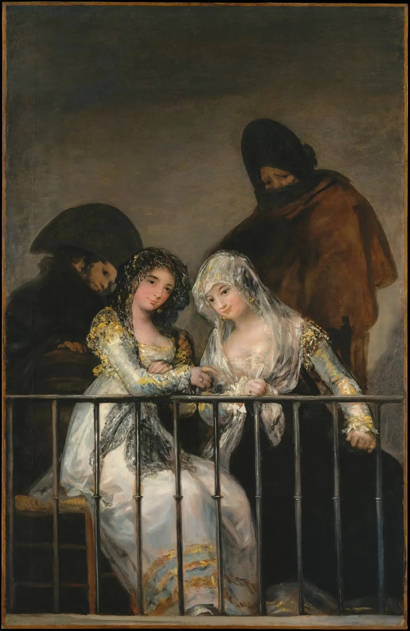 Maja na balkonie - Francisco de Goya