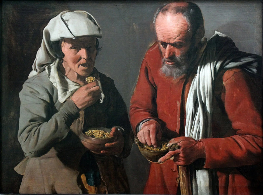 Jedzący groch - Georges de La Tour