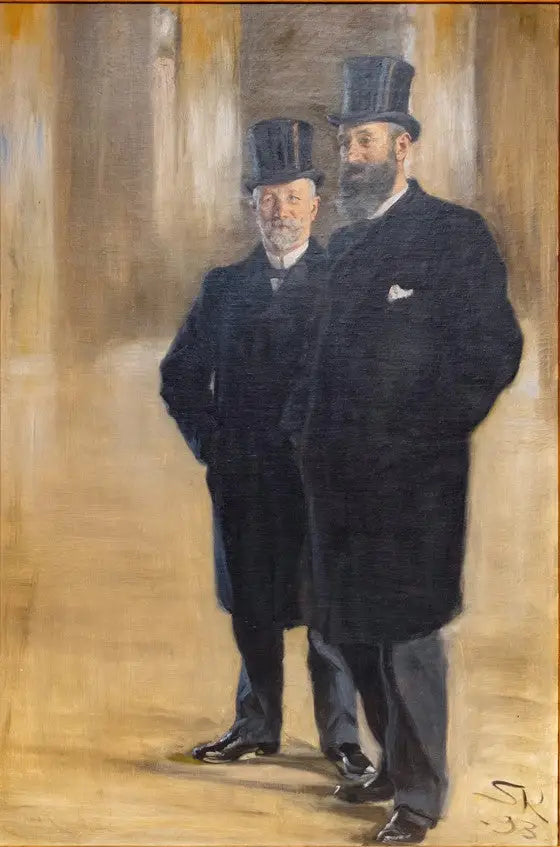 Handlarze Th. Wessel i Emil Vett - Peder Severin Krøyer