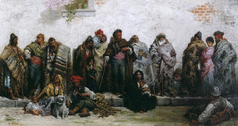 Żebracy z Burgos - Gustave Doré