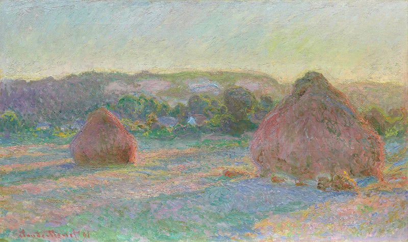 Żniwa pszenicy (koniec lata) - Claude Monet