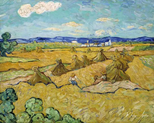 Les meules de foin - Van Gogh - Reproductions de tableaux et peintures haut de gamme