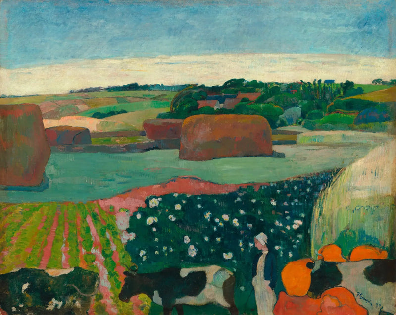 Młyny lub Pole ziemniaków - Paul Gauguin