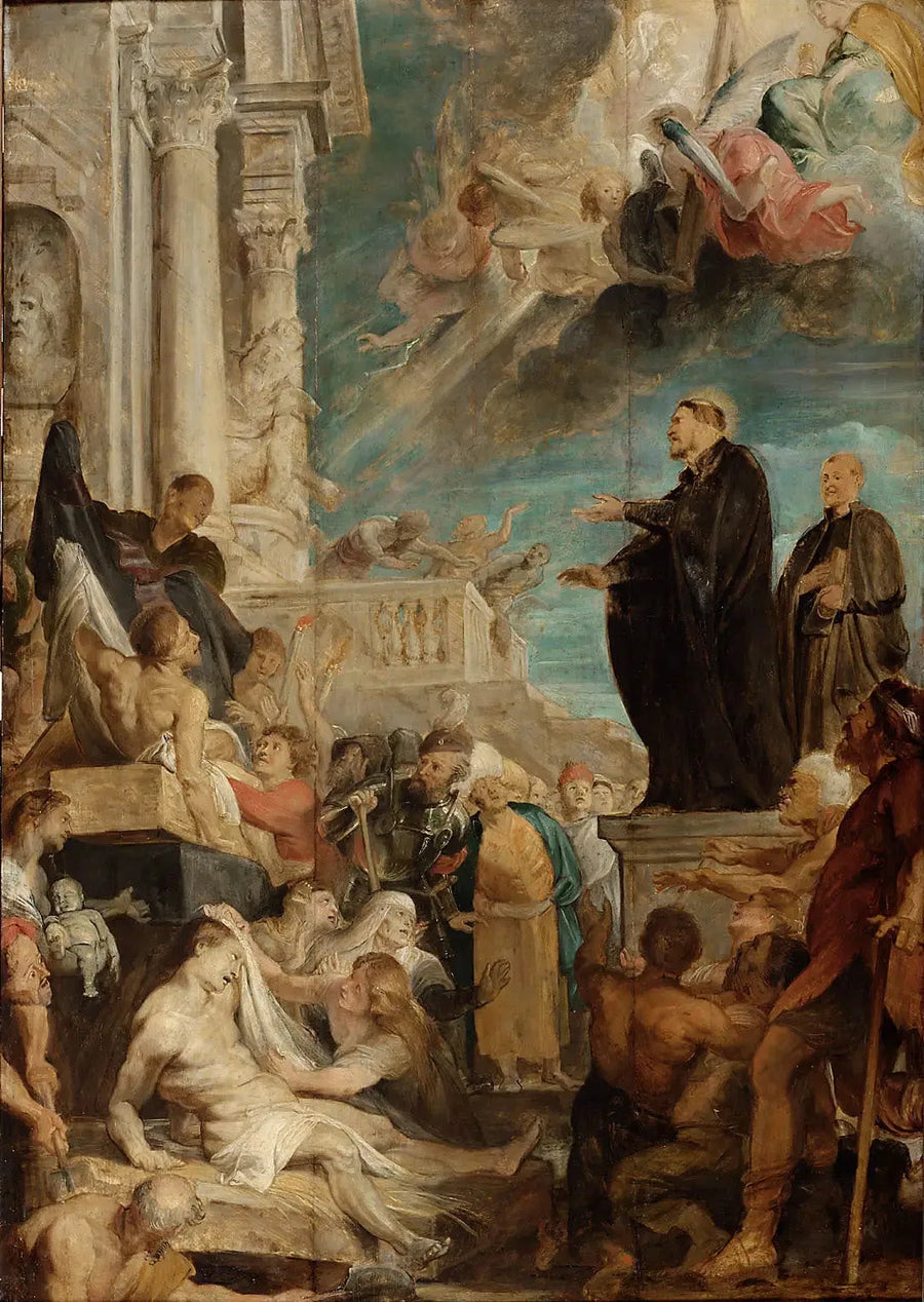 Cudy świętego Franciszka Ksawerego, Modello - Peter Paul Rubens