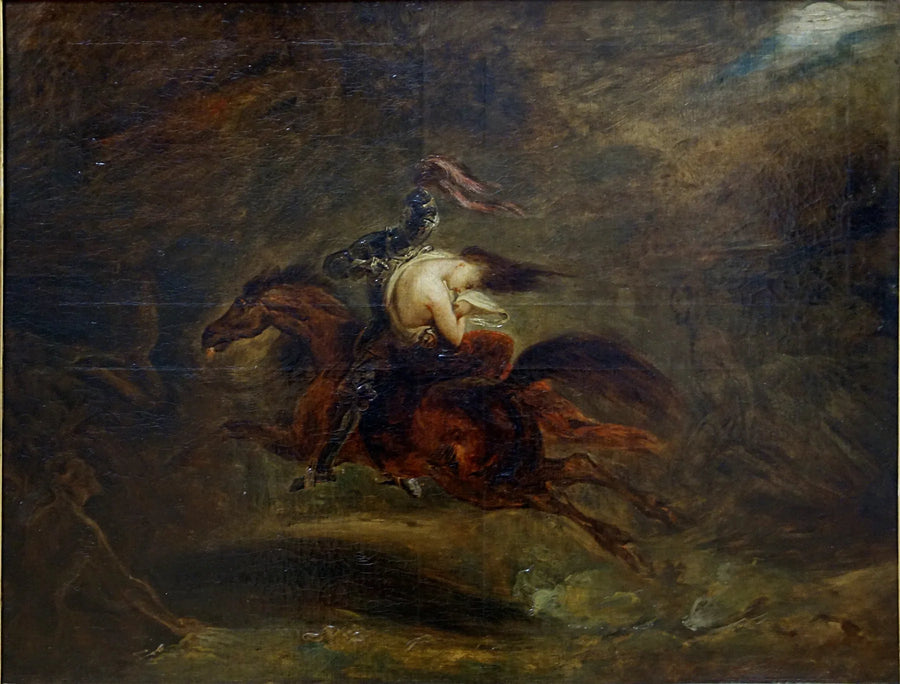 Umierający szybko (według ballady Bürgera) - Ary Scheffer