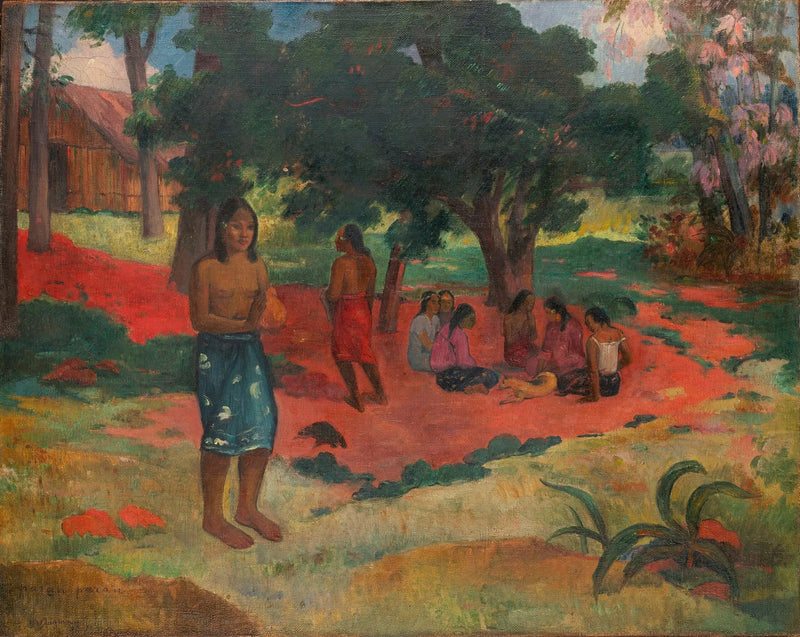 Szeptane słowa - Paul Gauguin