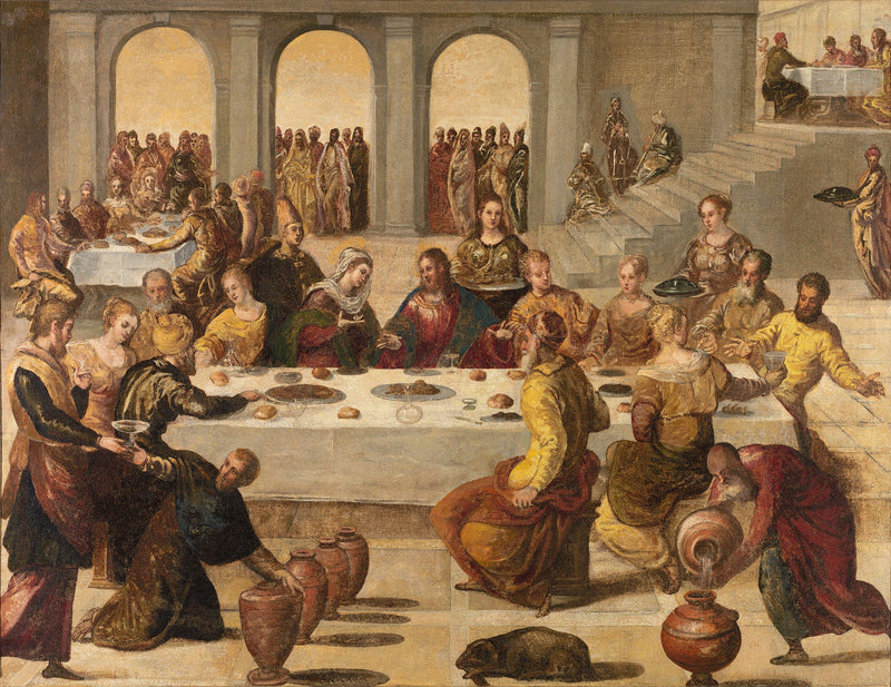 Zaślubiny Kananejskie - Jacopo Tintoretto