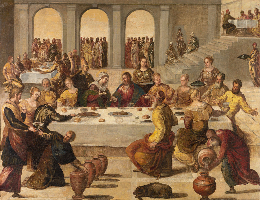 Zaślubiny Kananejskie - Jacopo Tintoretto