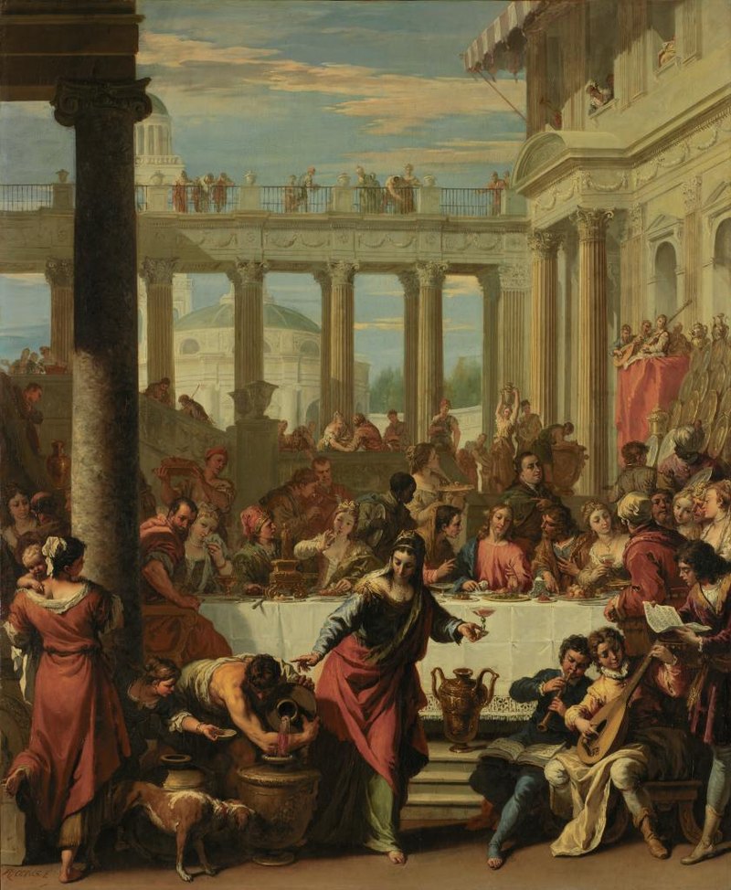 Zaślubiny w Kanie - Sebastiano Ricci