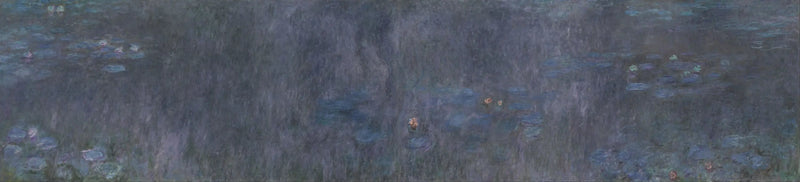 Nenufary: Odbicia drzew - Claude Monet