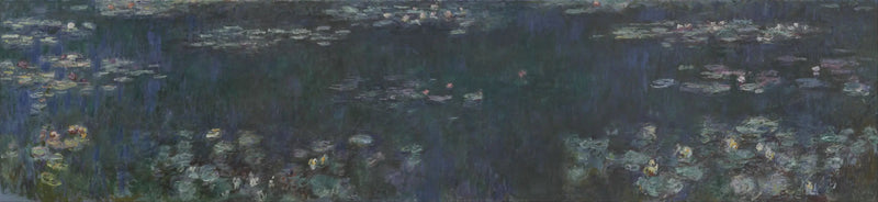 Nenufary: Zielone odbicia - Claude Monet