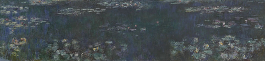Nenufary: Zielone odbicia - Claude Monet