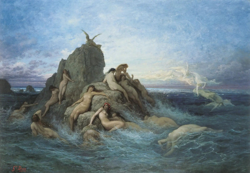 Oceanidki - Gustave Doré