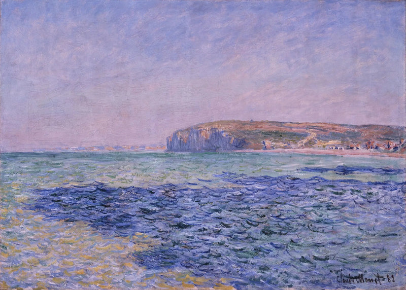Cienie na morzu, klify Pourville - Claude Monet
