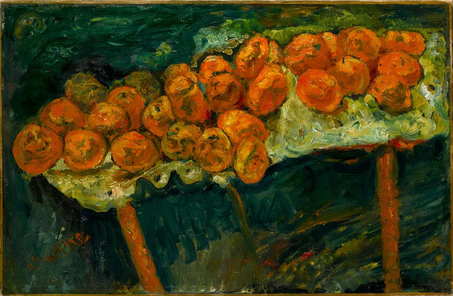 Pomarańcze na zielonym tle - Chaim Soutine