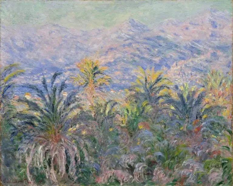Palmy w Bordighera - Claude Monet