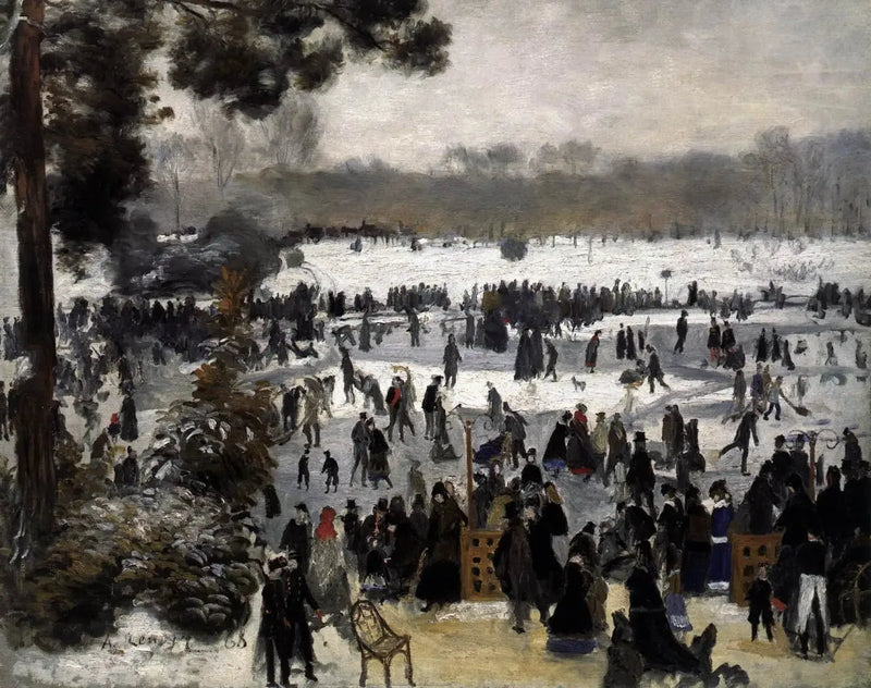 Łyżwiarze w Lesie Bulońskim - Pierre-Auguste Renoir