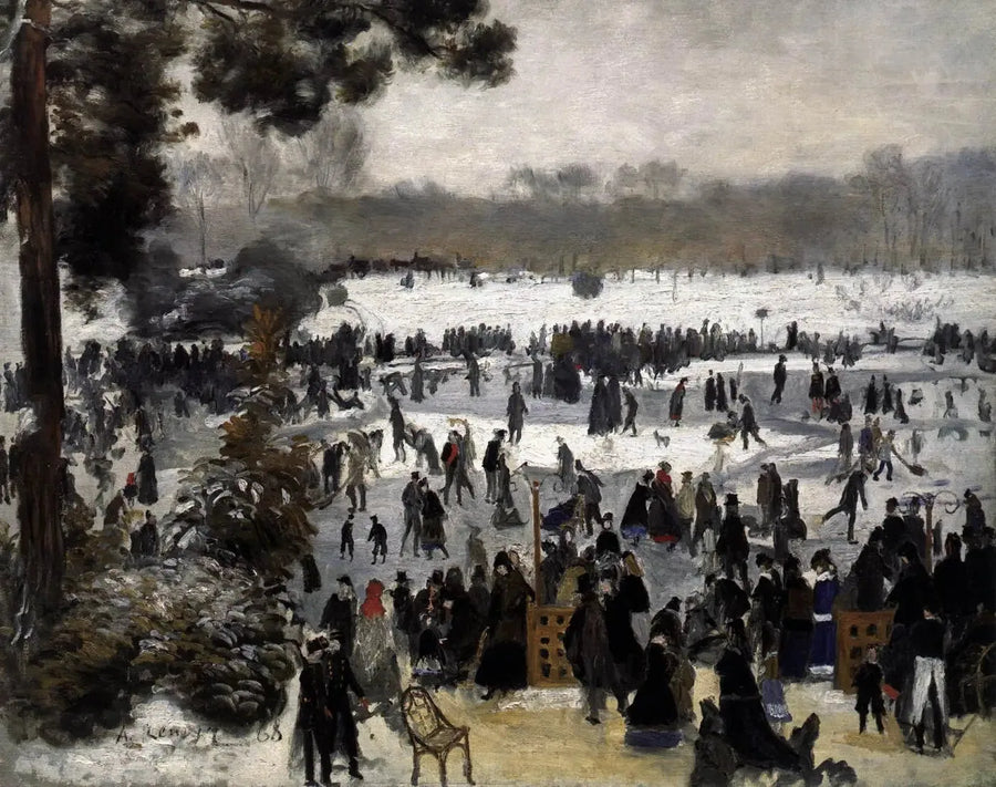 Łyżwiarze w Lesie Bulońskim - Pierre-Auguste Renoir