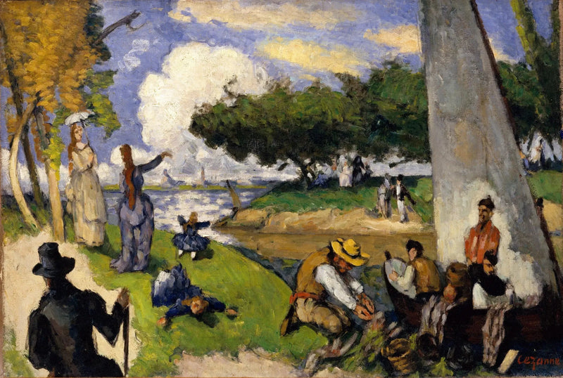 Rybacy – lipcowy dzień - Paul Cézanne