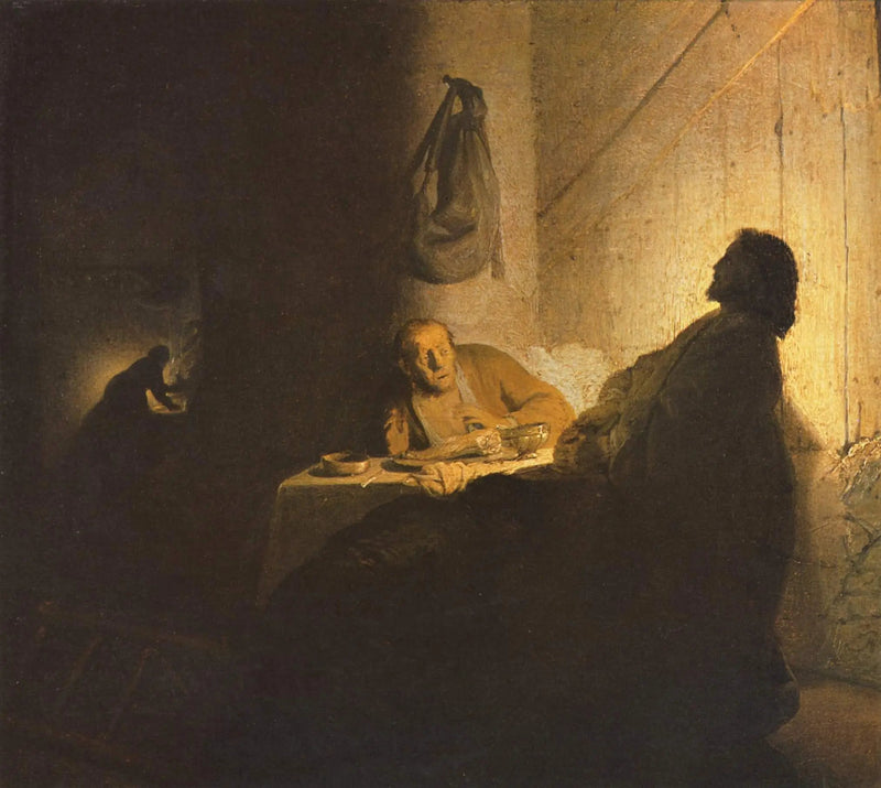 Pielgrzymi z Emmaus - Rembrandt