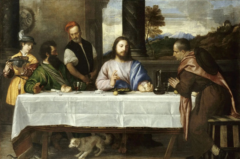 Pielgrzymi z Emmaus - Titian