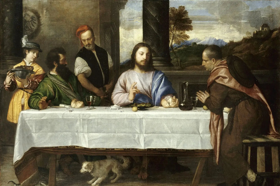 Pielgrzymi z Emmaus - Titian