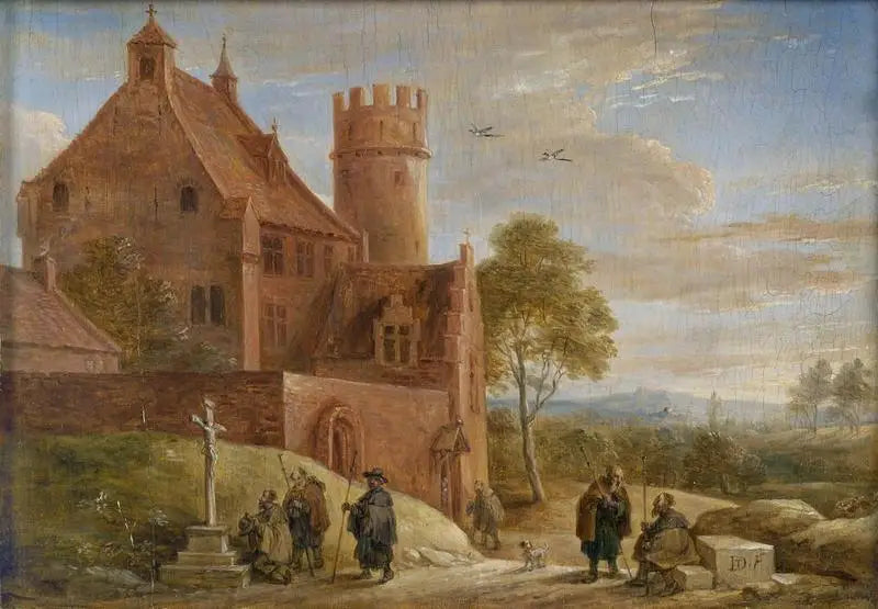 Pielgrzymi - David Teniers Młodszy