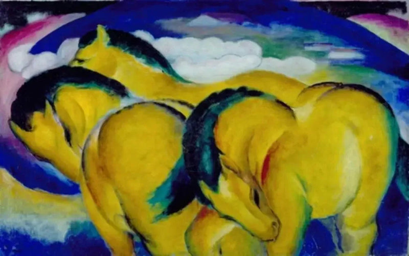Małe żółte konie - Franz Marc