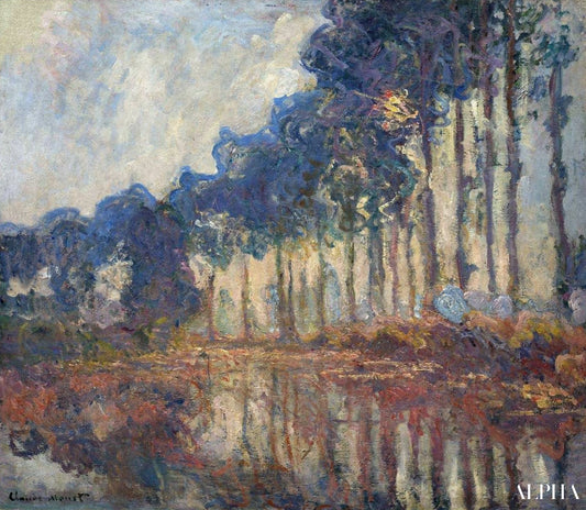 Les Peupliers, automne - Claude Monet - Reproductions de tableaux et peintures haut de gamme